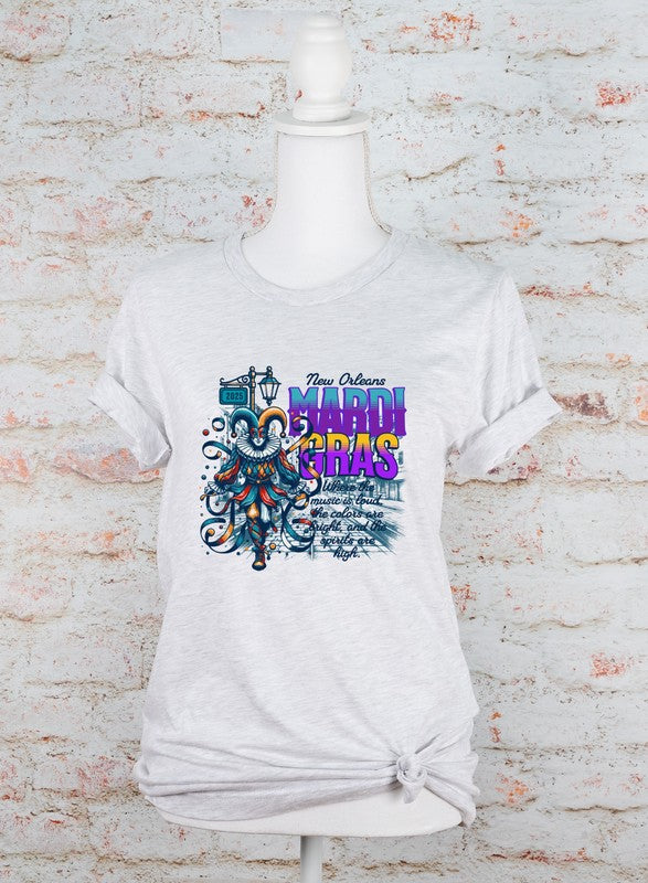 Mardi Gras New Orleans Graphic Tee