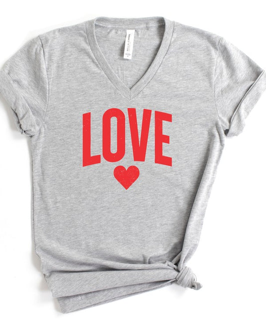 Heart & Soul V-Neck Tee