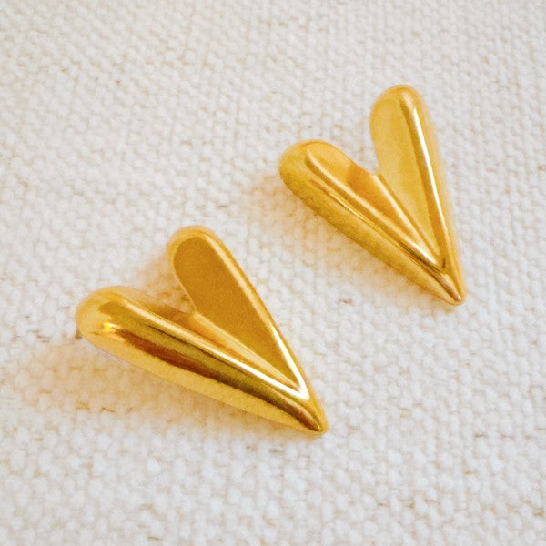 Bold Heart Studs