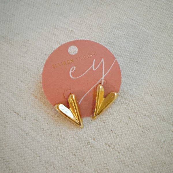 Bold Heart Studs