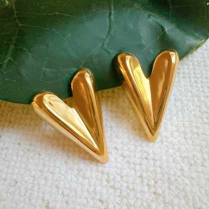 Bold Heart Studs