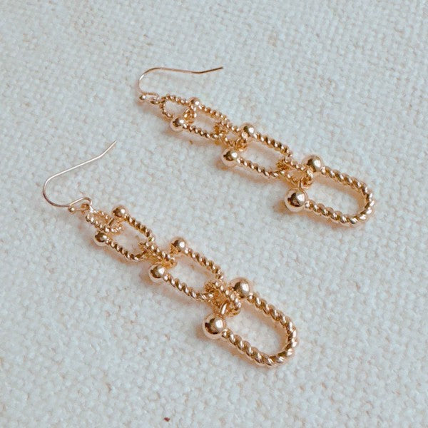 Twist & Shine U-Link Earrings