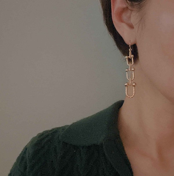 Twist & Shine U-Link Earrings