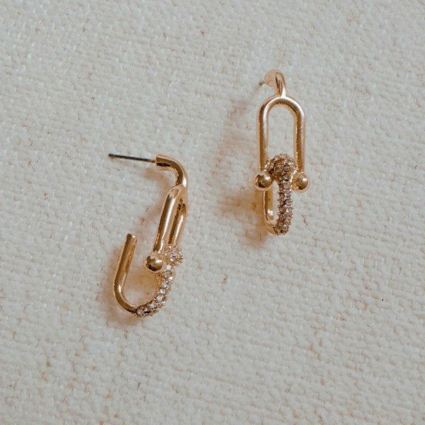 Glam Chain Drop Earrings