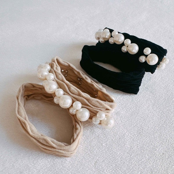 Pearl Bliss Hair Ties – Set of 4