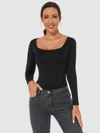 Preorder- Enjoy The View Scoop Neck Long Sleeve Bodysuit