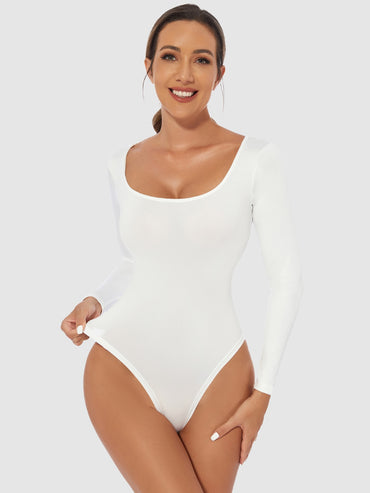 Preorder- Enjoy The View Scoop Neck Long Sleeve Bodysuit