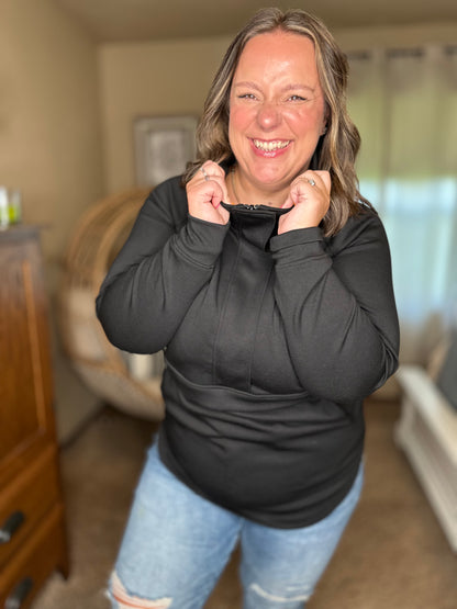 Michelle Mae Mia Scuba Halfzip - Dreamsicle