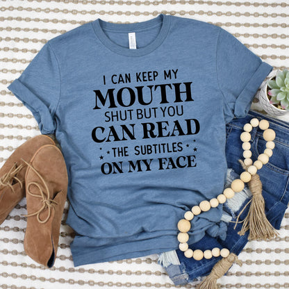 I Can Keep My Mouth Shut Graphic Tee