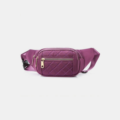 Zenana Quilted Waist Belt Bag