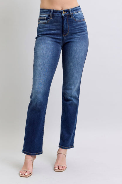 Everyday Ease Washed Straight Leg Jeans