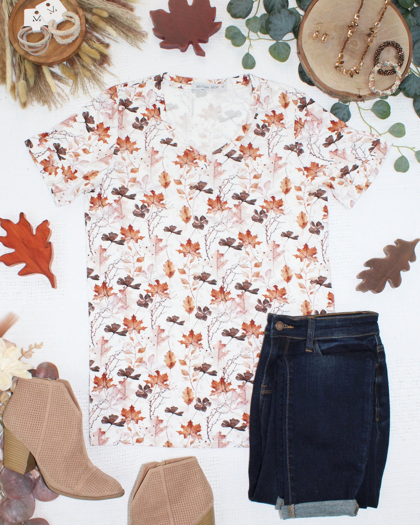 Michelle Mae Sophie Top - Fall Foliage