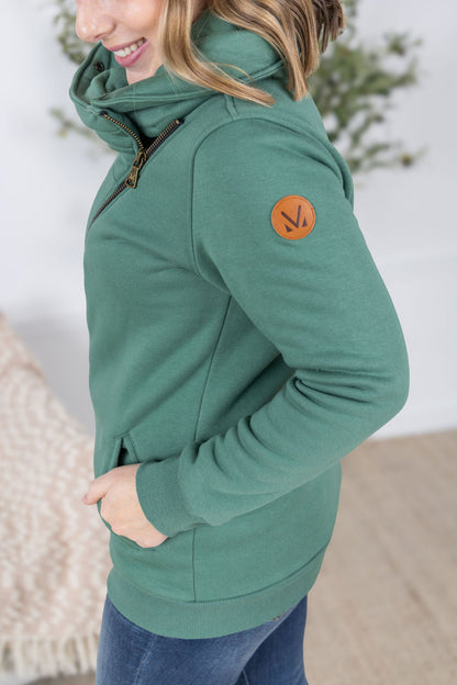 Michelle Mae Quinn ZipUp Cowl - Fern