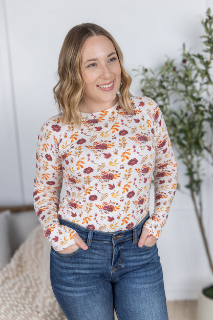 Michelle Mae Blair Long Sleeve Top - Autumn Floral