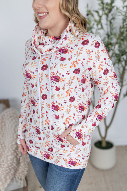 Michelle Mae Soft Funnel Neck - Autumn Floral