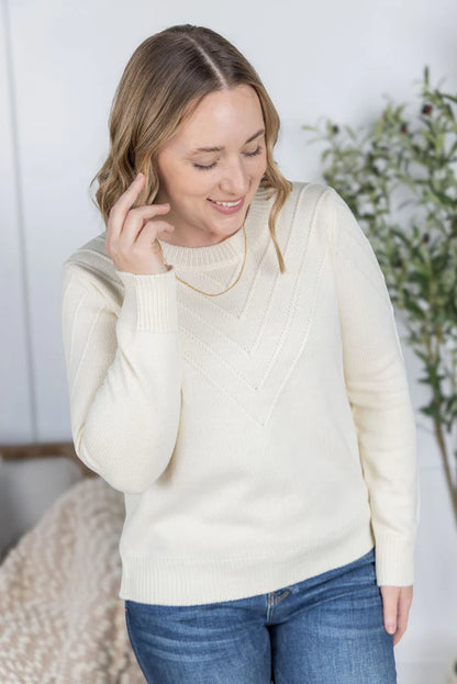 Michelle Mae Evelyn Sweater - Ivory