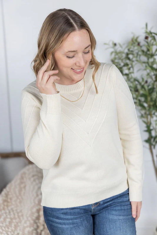 Michelle Mae Evelyn Sweater - Ivory