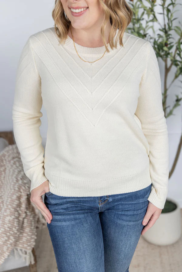 Michelle Mae Evelyn Sweater - Ivory