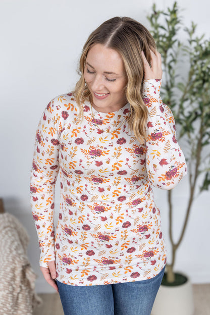 Michelle Mae Blair Long Sleeve Top - Autumn Floral