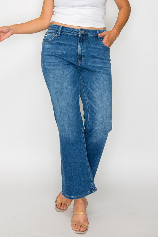 Purrfectly Polished Mid Rise Ankle Jeans