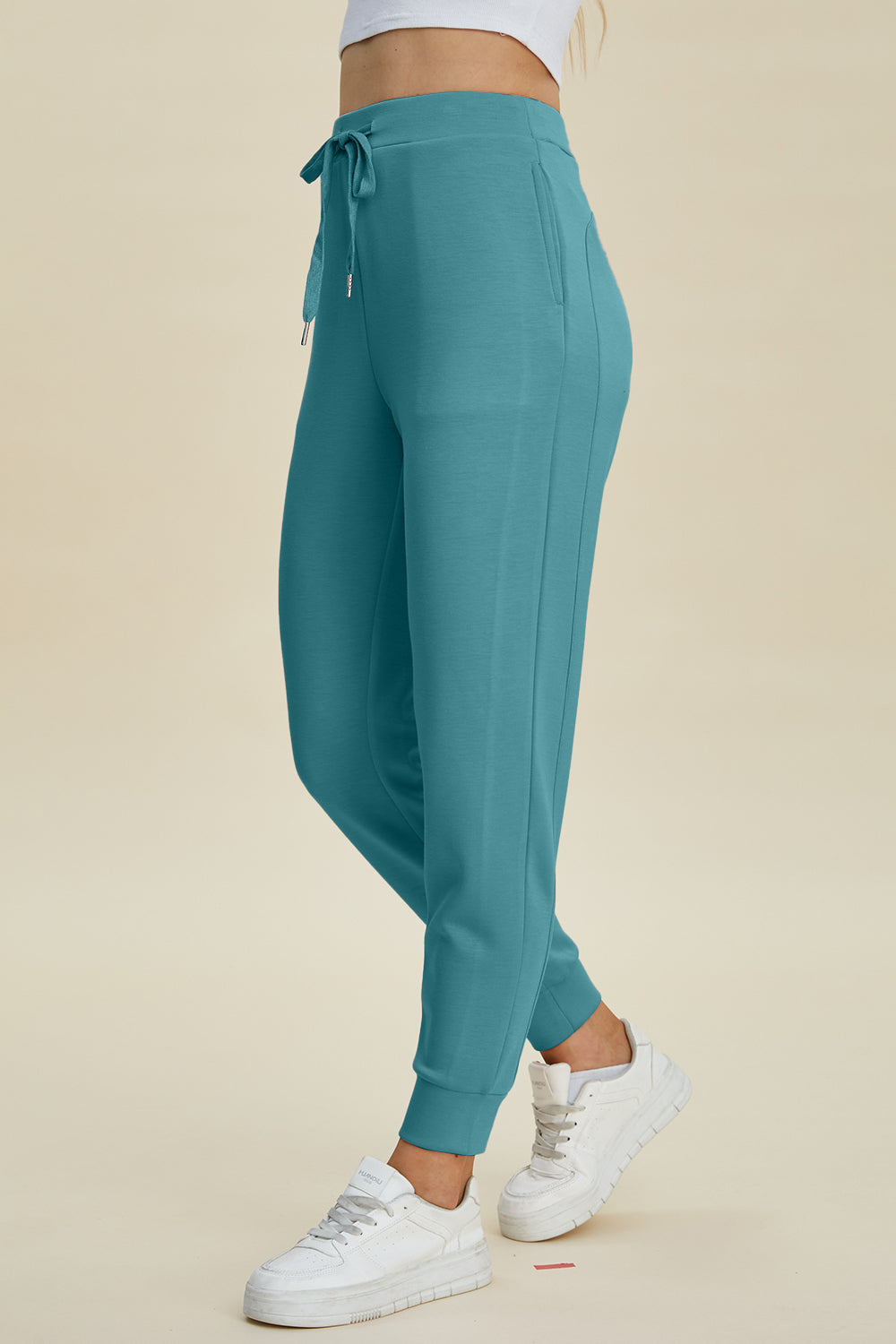 Your Favorite Scuba Drawstring High Waist Joggers