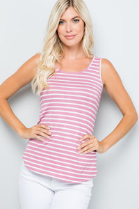 Bows Are A Girl's Best Friend Striped Tank