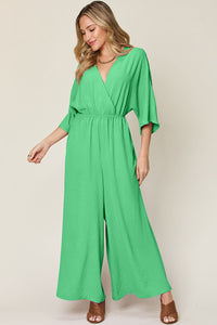 Wendy Ann's Wide Leg Jumpsuit with Pockets