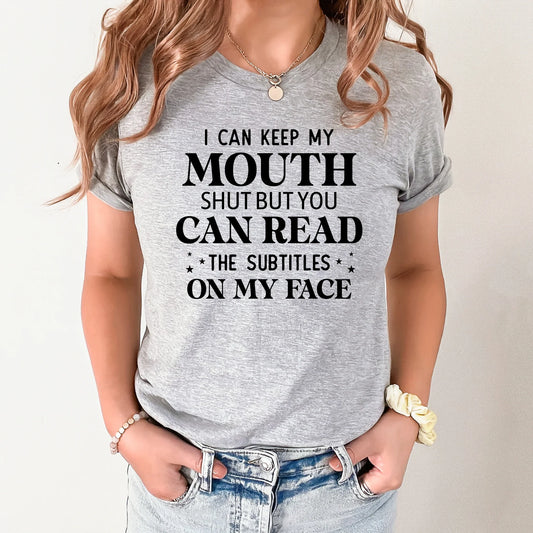 I Can Keep My Mouth Shut Graphic Tee