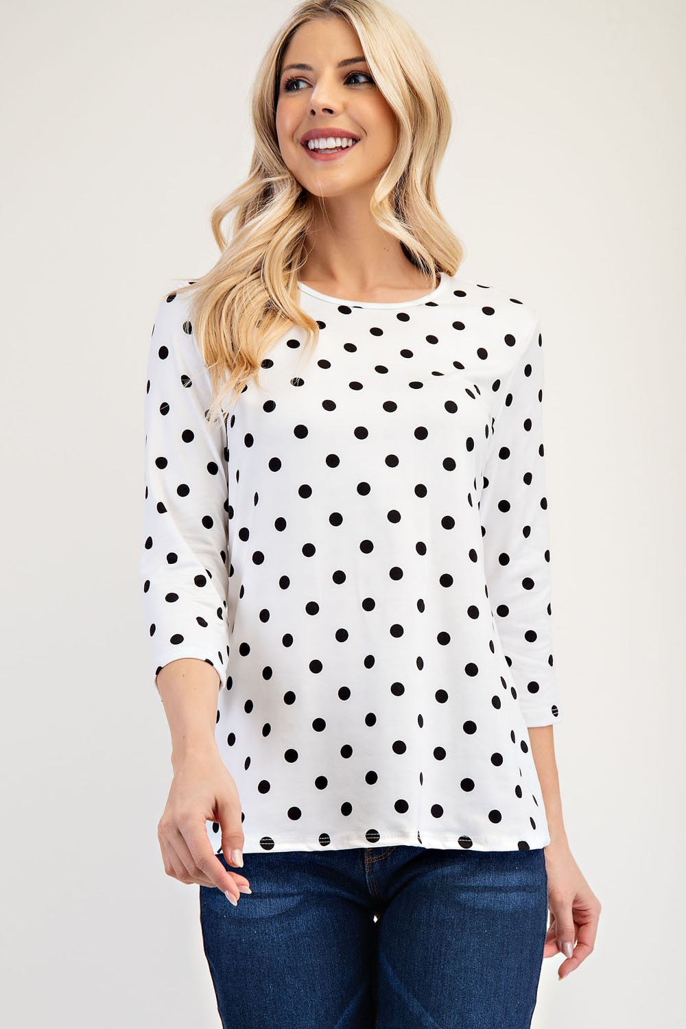 Dotted & Dandy T-Shirt- Ivory