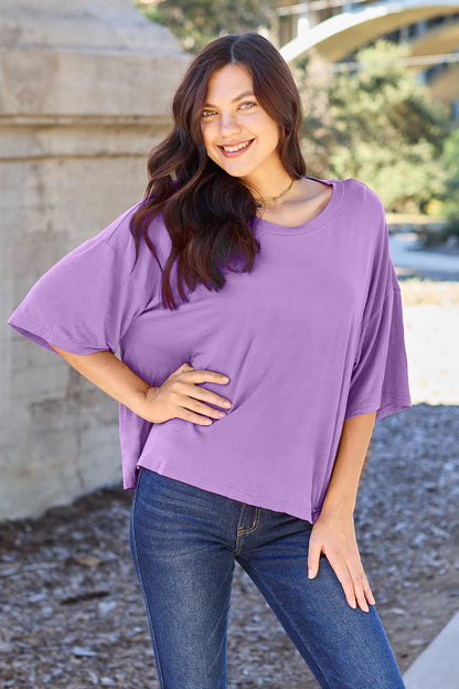 Let's Drop It Hot Drop Shoulder T-Shirt