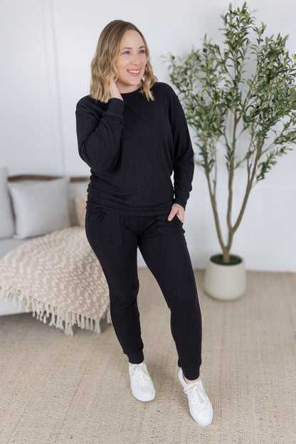 Michelle Mae Corrine Joggers - Black