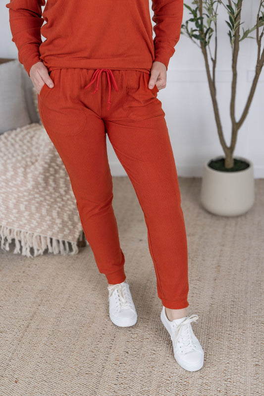 Michelle Mae Corrine Joggers - Pumpkin