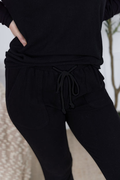 Michelle Mae Corrine Joggers - Black