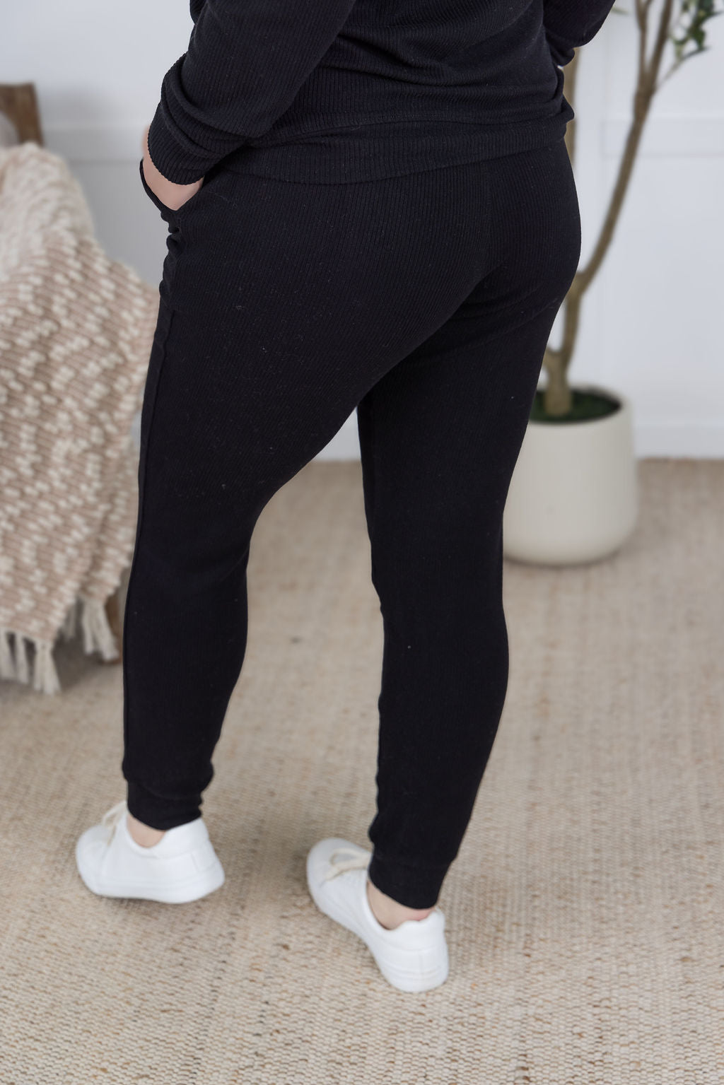 Michelle Mae Corrine Joggers - Black