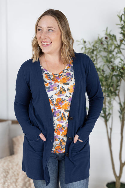 Michelle Mae Cori Cardigan - Navy