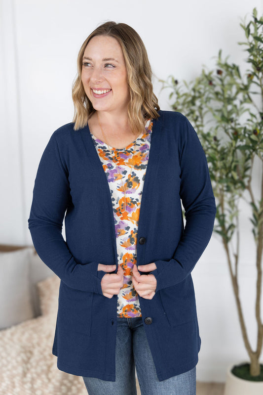 Michelle Mae Cori Cardigan - Navy