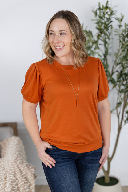 Michelle Mae Katie Cozy Top - Pumpkin