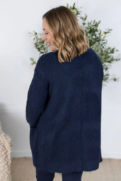 Michelle Mae Madison Cozy Cardigan - Navy
