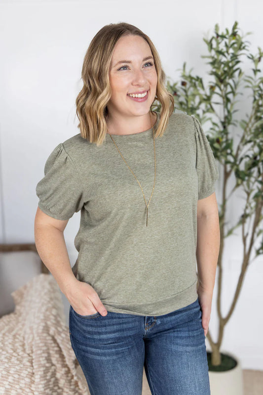 Michelle Mae Katie Cozy Top - Sage