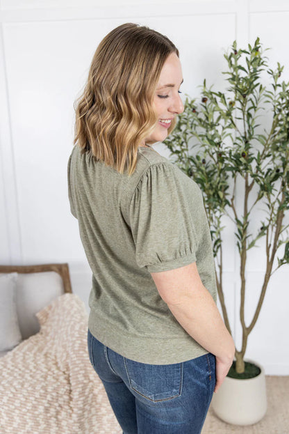 Michelle Mae Katie Cozy Top - Sage