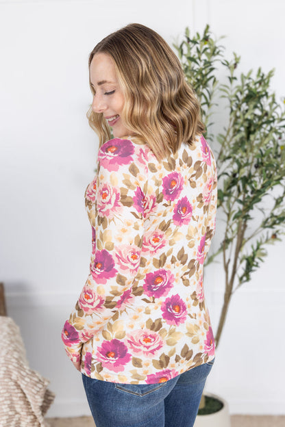 Michelle Mae Blair Long Sleeve Top - Autumn Blossom