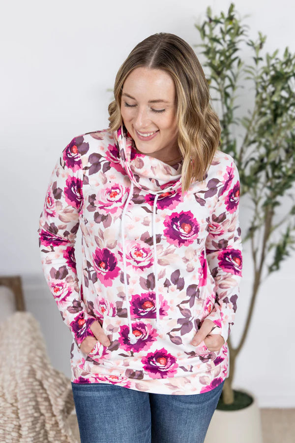 Michelle Mae Soft Funnel Neck - Autumn Blossom