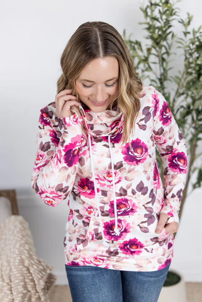Michelle Mae Soft Funnel Neck - Autumn Blossom