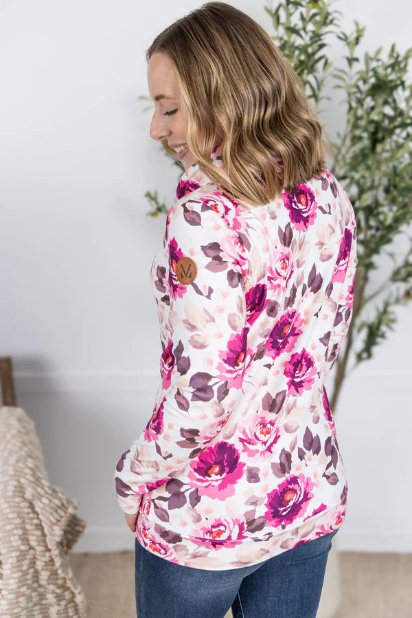 Michelle Mae Soft Funnel Neck - Autumn Blossom