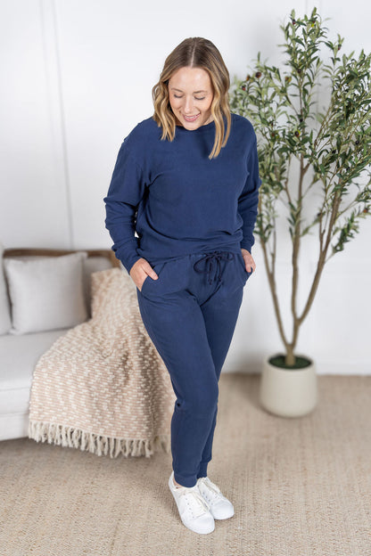 Michelle Mae Corrine Joggers - Navy