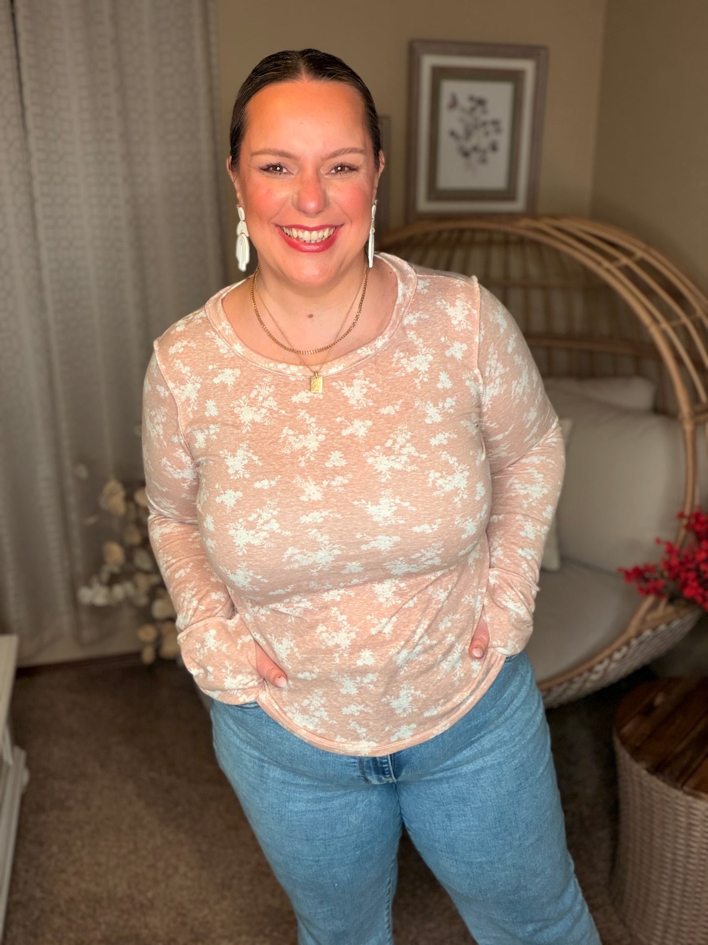 Literally Obsessed with Me Long Sleeve Top in Olive