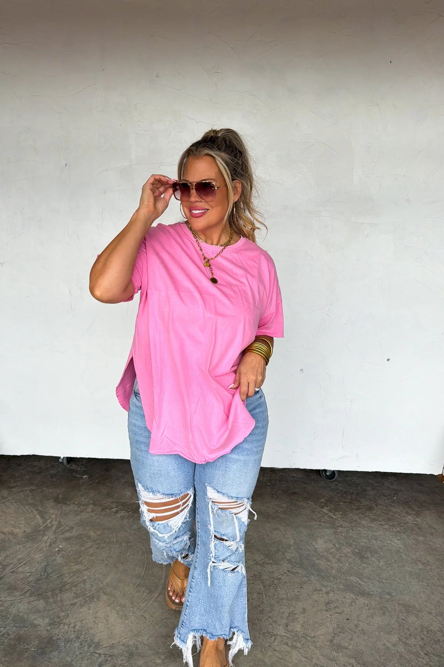 Blakeley Spring Joey Washed Cotton Boyfriend Tee