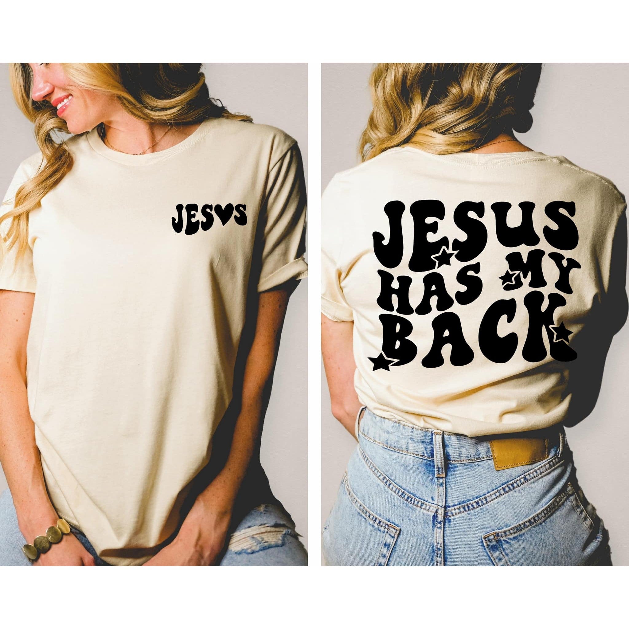 Jesus has my Back Tee