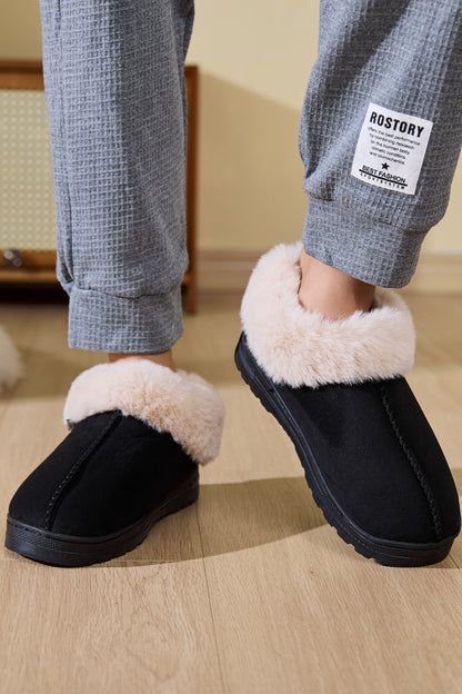 PREORDER: FLUFFY PLATFORM SLIPPERS