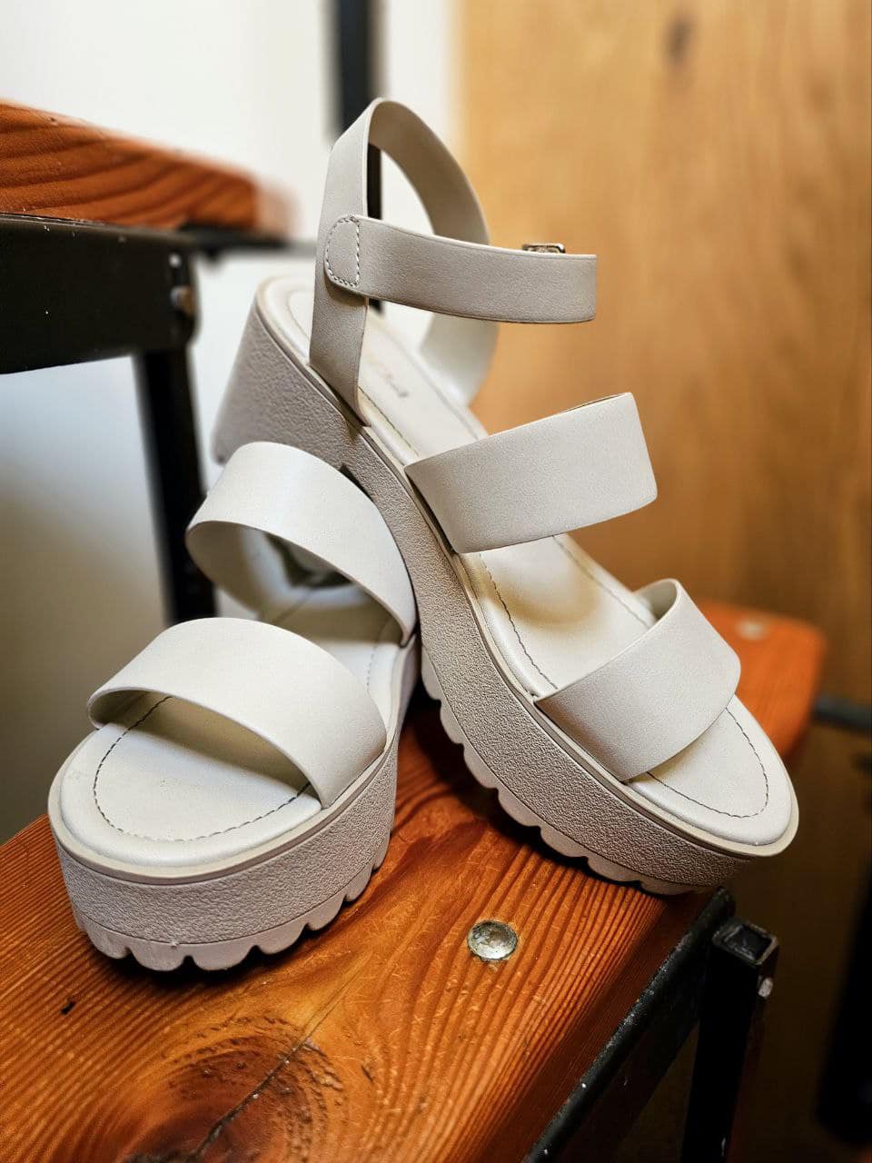 Step by Step Open Toe Platform Sandals